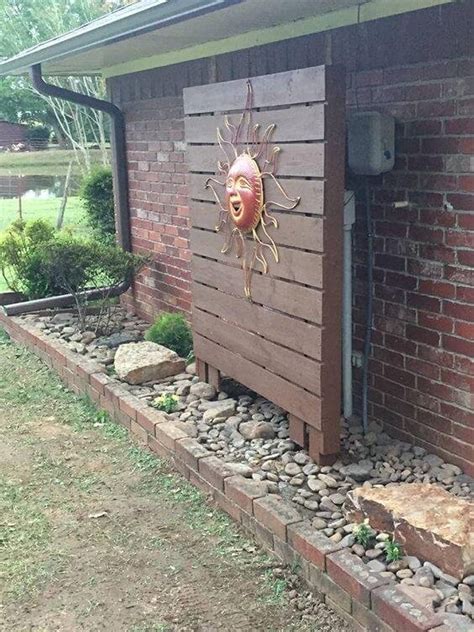 how to conceal my outside electrical box|hiding utility boxes on wall.